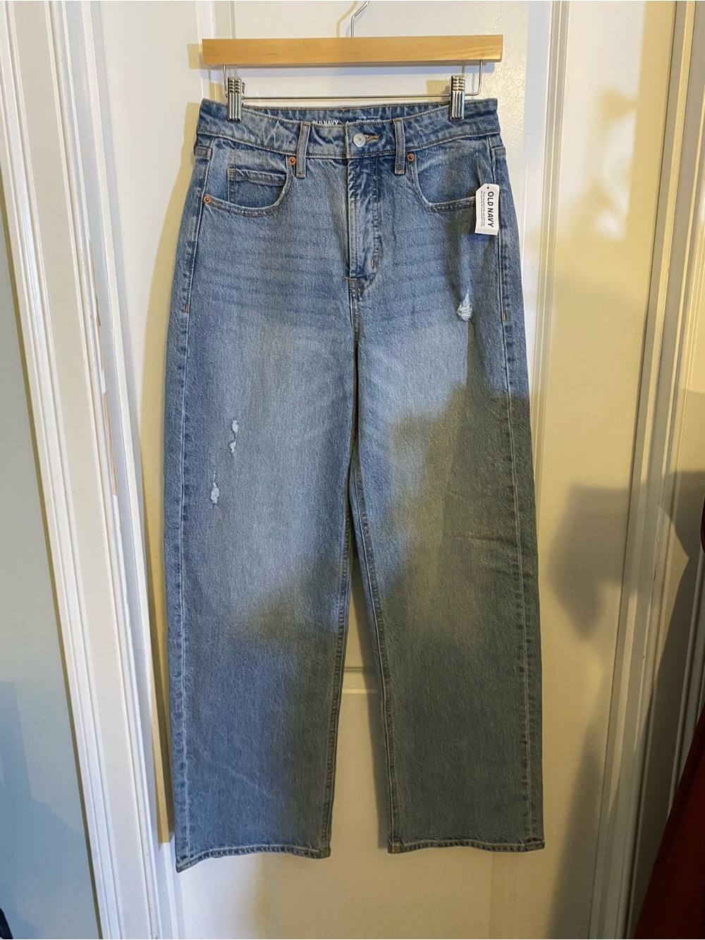 NWT Old Navy Extra High Rise Sky Hi Wide Leg Jeans